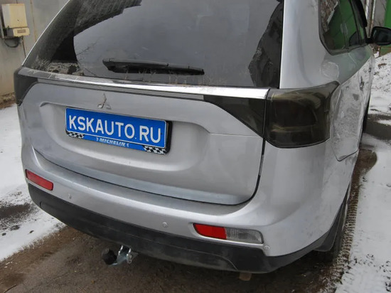 Фаркоп Galia оцинкованный для Mitsubishi Outlander III (не подходит на авто с полноразмерной запаской) рестайлинг 2019-2022. Артикул M126A