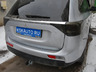 Фаркоп Galia оцинкованный для Mitsubishi Outlander III (не подходит на авто с полноразмерной запаской) рестайлинг 2019-2022. Артикул M126A