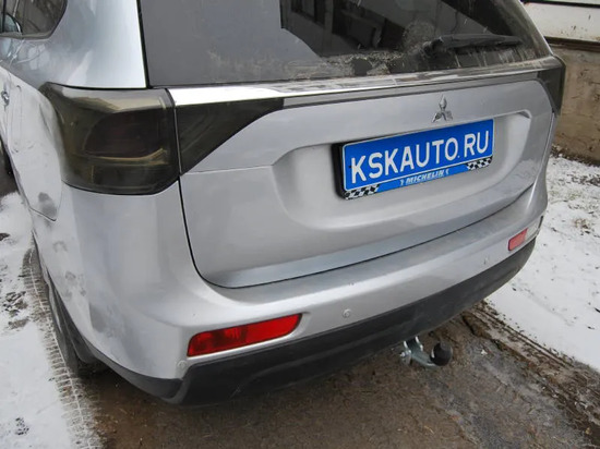 Фаркоп Galia оцинкованный для Mitsubishi Outlander III (не подходит на авто с полноразмерной запаской) рестайлинг 2019-2022. Артикул M126A