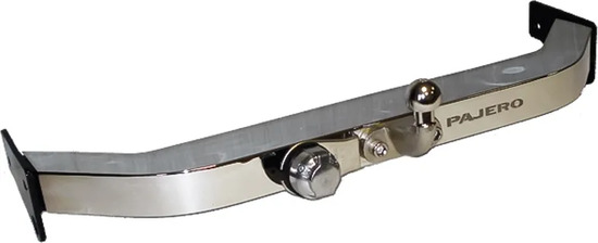 Фаркоп Baltex для Mitsubishi Pajero IV (бензин) 2006-2022. (с декор. накладкой) Фланцевое крепление. Артикул МР08ANM