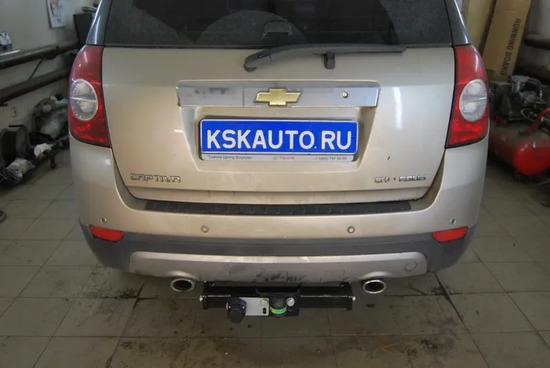 Фаркоп Лидер-Плюс для Chevrolet Captiva 2013-2016. Артикул C217-F