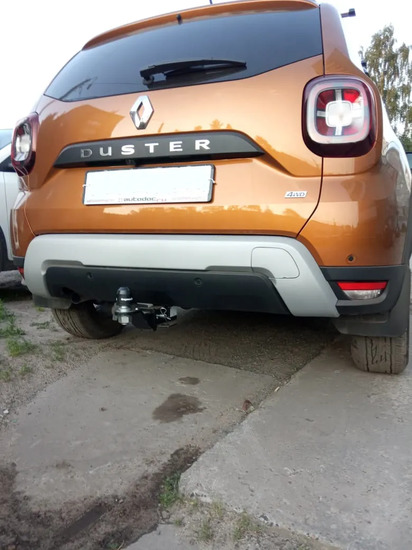 Фаркоп Bizon для Renault Duster II 2021-2022. Быстросъемный крюк. Артикул FA 0270-E