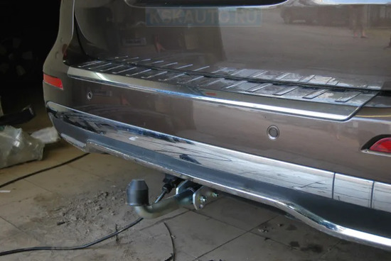 Фаркоп Galia оцинкованный для Mercedes-Benz GL-Класс X166 2012-2016. Артикул M115A
