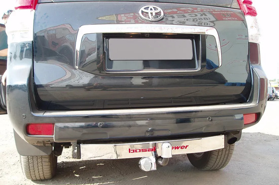 Фаркоп Oris (ранее Bosal) для Toyota Land Cruiser Prado 150 2009-2022. (с декор. пластиной). Артикул 3063-ABP