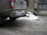 Фаркоп Bizon для Nissan NP300 2008-2015. Быстросъемный крюк. Артикул FA 0466-E