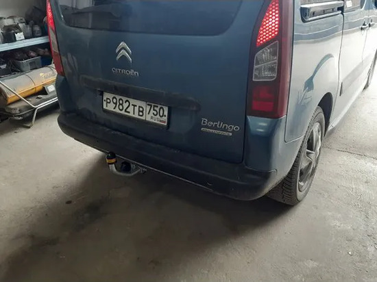 Фаркоп Мотодор для Peugeot Partner II (L1,L2 длина базы 4380/4680 мм) 2008-2018. Артикул 91601-A