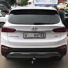 Фаркоп Oris (ранее Bosal) для Hyundai Santa Fe IV (одна выхлопная труба) 2018-2020. Артикул 6761-A