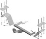 Фаркоп AvtoS для Chevrolet Rezzo рестайлинг 2004-2008. Артикул DW 05