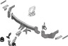 Фаркоп Brink (Thule) для Kia Sorento II XM рестайлинг 2012-2020. Быстросъемный крюк. Артикул 564400