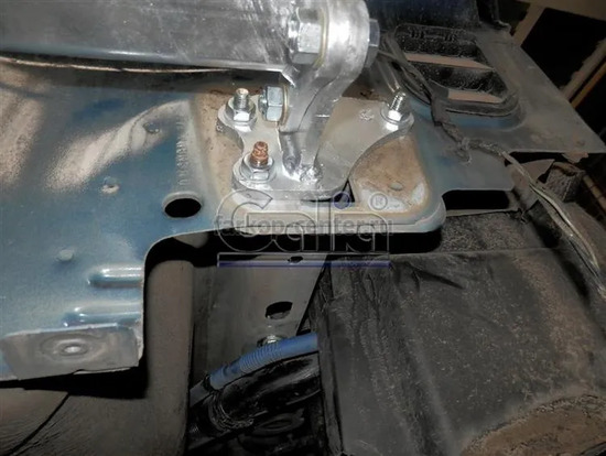 Фаркоп Galia оцинкованный для Opel Corsa D 2006-2014. Быстросъемный крюк. Артикул F101C