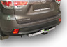 Фаркоп Лидер-Плюс для Toyota Highlander III 2014-2020 (с накладкой из нерж. стали). Фланцевое крепление. Артикул T120-F(N)