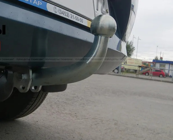 Фаркоп Galia оцинкованный для Renault Logan I седан 2004-2014. Артикул D033A