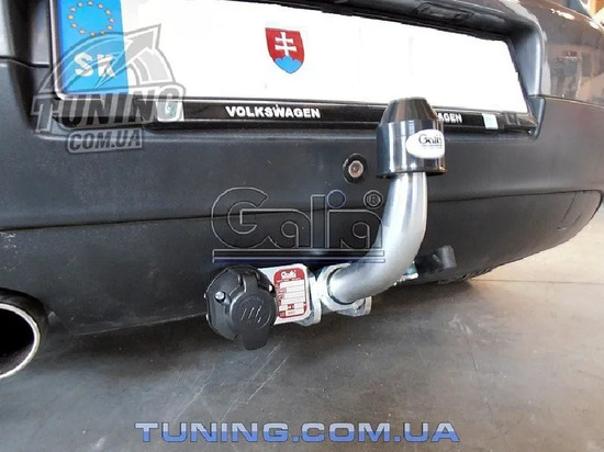 Фаркоп Galia оцинкованный для Volkswagen Golf V, VI хэтчбек 3/5-дв. 2WD 2003-2012. Быстросъемный крюк. Артикул A038C