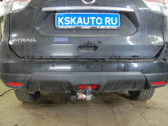 Фаркоп Galia оцинкованный для Nissan X-Trail T32 2015-2022 Быстросъемный крюк. Артикул N055C