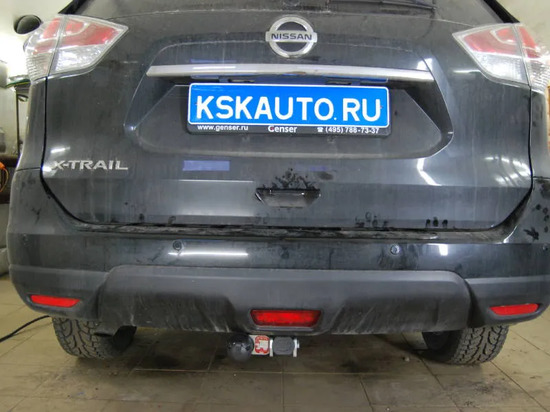 Фаркоп Galia оцинкованный для Nissan X-Trail T32 2015-2022 Быстросъемный крюк. Артикул N055C