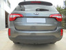 Фаркоп Aragon (быстросъемный крюк, вертикальное крепление) для Hyundai Santa Fe III 2012-2017.. Артикул E2503CV