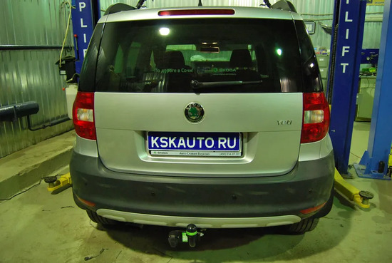 Фаркоп Лидер-Плюс для Skoda Yeti 2009-2018. Артикул S107-A