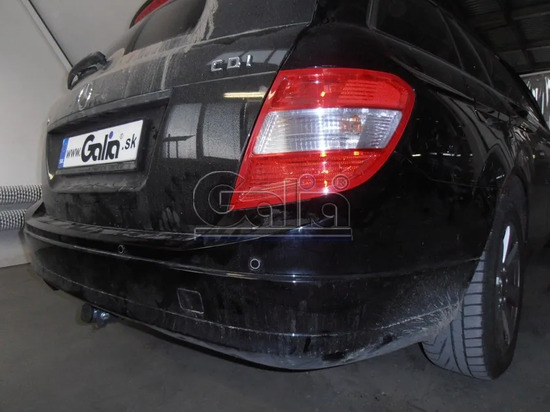 Фаркоп Galia оцинкованный для Mercedes-Benz C-Класс W204, S204 седан, универсал 2007-2013. Быстросъемный крюк. Артикул M125C