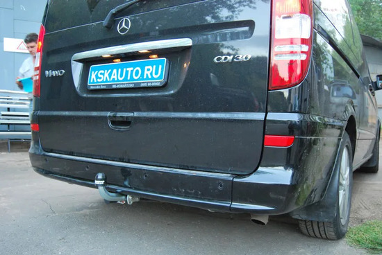 Фаркоп Galia оцинкованный для Mercedes-Benz Viano W639 RWD 2003-2014. Артикул M108A