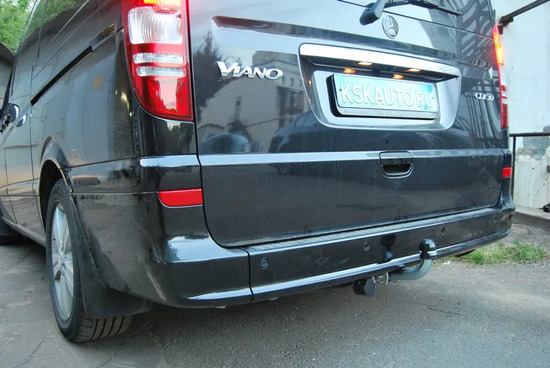 Фаркоп Galia оцинкованный для Mercedes-Benz Viano W639 RWD 2003-2014. Артикул M108A