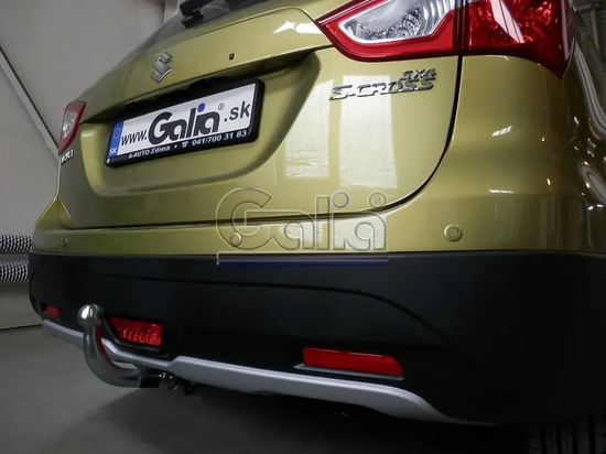 Фаркоп Galia оцинкованный для Suzuki SX4 II S-Cross 2/4WD 2013-2022. Быстросъемный крюк. Артикул S107C