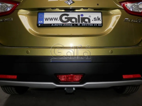 Фаркоп Galia оцинкованный для Suzuki SX4 II S-Cross 2/4WD 2013-2022. Быстросъемный крюк. Артикул S107C