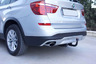 Фаркоп Aragon (быстросъемный крюк, вертикальное крепление) для BMW X3 F25 2010-2014. Артикул E0805CV