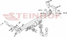 Фаркоп Steinhof для Mazda CX-5 I 2012-2017. Быстросъемный крюк. Артикул M-033