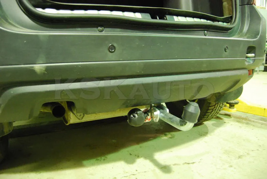 Фаркоп Galia оцинкованный для Renault Duster 2/4WD I рестайлинг 2015-2020. Артикул D041A