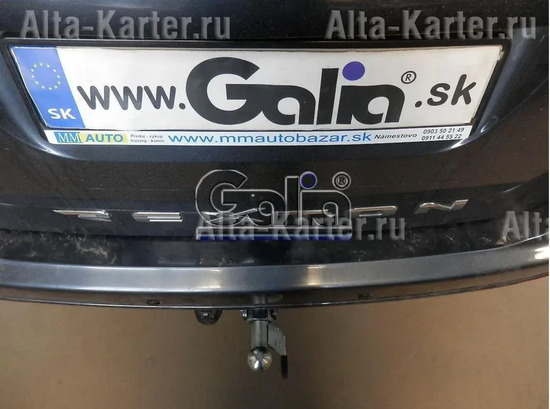 Фаркоп Galia оцинкованный для SsangYong Kyron 2005-2015. Быстросъемный крюк. Артикул S109C