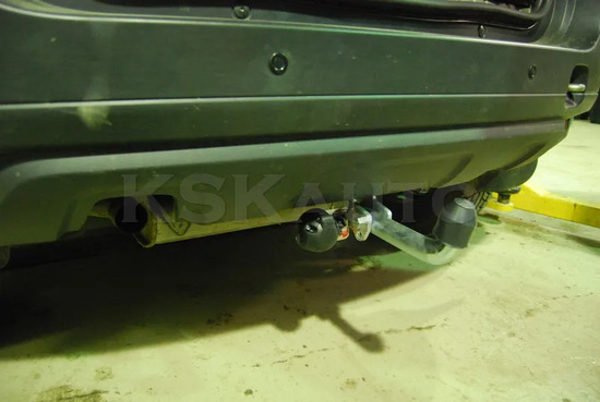 Фаркоп Galia оцинкованный для Renault Duster 2/4WD I рестайлинг 2015-2020. Артикул D041A