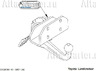 Фаркоп Westfalia дляToyota Land Cruiser Prado 120 2002-2009. Быстросъемный крюк. Артикул 335295600001