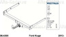 Фаркоп Westfalia c электрикой для Ford Kuga II 2012-2019. Быстросъемный крюк. Артикул 307474900113