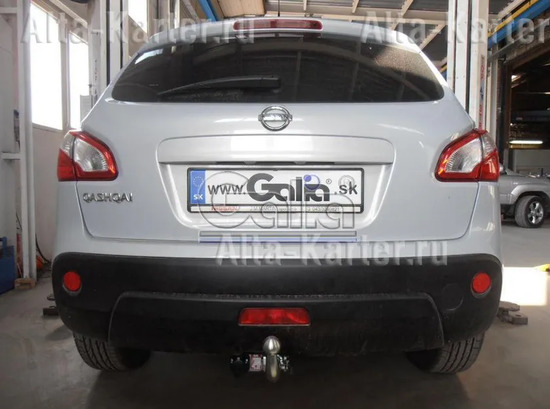 Фаркоп Galia оцинкованный для Nissan Qashqai+2 2008-2013. Артикул N054C