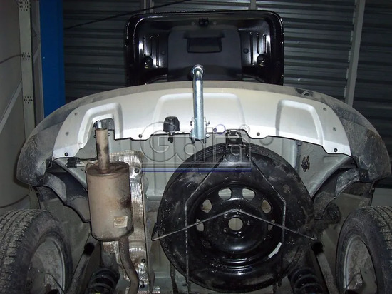 Фаркоп Galia оцинкованный для Renault Duster 2/4WD I рестайлинг 2015-2020. Артикул D041A