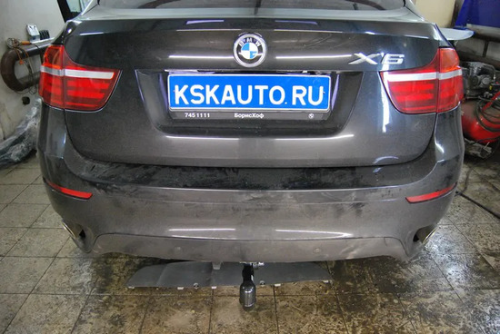 Фаркоп Auto-Hak для BMW X6 E71 (вкл. M-sport) 2008-2014. Быстросъемный крюк. Артикул B 19V