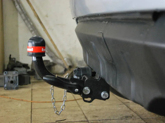 Фаркоп Oris (ранее Bosal) для Peugeot 4007 2007-2012. Быстросъемный крюк. Артикул 4155-C