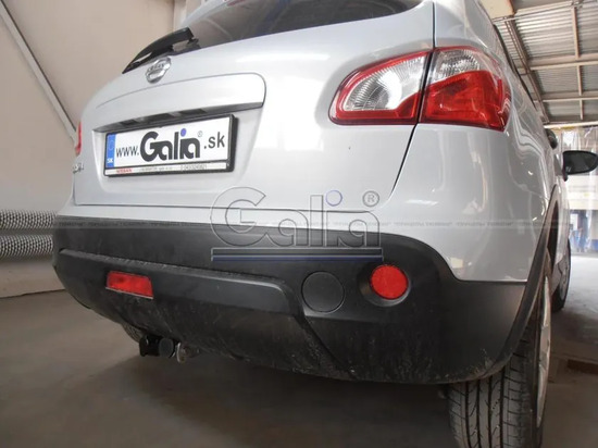 Фаркоп Galia оцинкованный для Nissan Qashqai I 2007-2013. Быстросъемный крюк. Артикул N051C