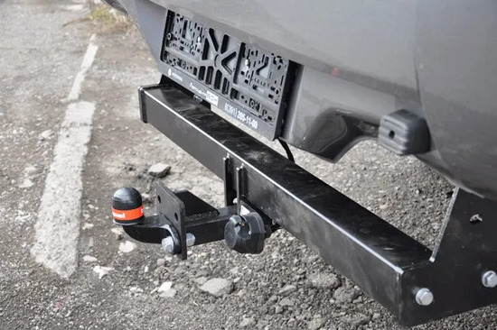 Фаркоп Oris (ранее Bosal) для Mitsubishi L200 Тритон 2019-2022. Фланцевое крепление. Артикул 4153-F