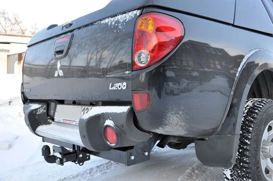 Фаркоп Oris (ранее Bosal) для Mitsubishi L200 Тритон 2019-2022. Фланцевое крепление. Артикул 4153-F