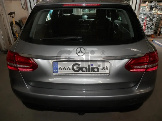 Фаркоп Galia оцинкованный для Mercedes-Benz C-Класс W205 седан, S205 универсал 2013-2022. Быстросъемный крюк. Артикул M141C