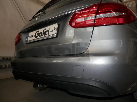 Фаркоп Galia оцинкованный для Mercedes-Benz C-Класс W205 седан, S205 универсал 2013-2022. Быстросъемный крюк. Артикул M141C