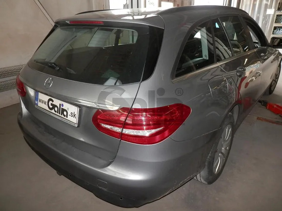 Фаркоп Galia оцинкованный для Mercedes-Benz C-Класс W205 седан, S205 универсал 2013-2022. Быстросъемный крюк. Артикул M141C