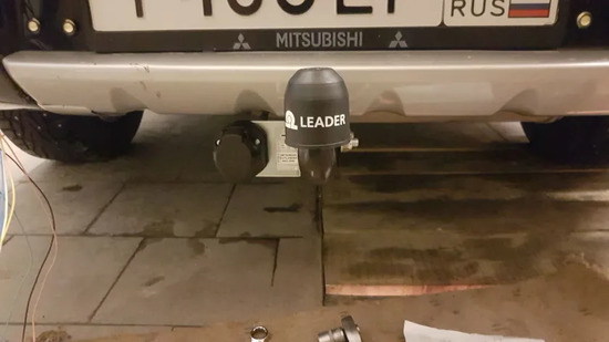 Фаркоп Лидер-Плюс для Mitsubishi Outlander I 2003-2006. Артикул M106-A
