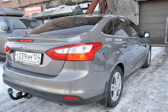 Фаркоп Лидер-Плюс для Ford Focus ll седан 2004-2012. Артикул F102-A
