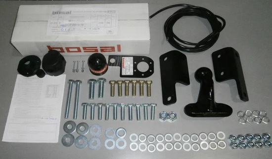 Фаркоп Oris (ранее Bosal) для Mitsubishi Pajero III 2000-2006. Фланцевое крепление. Артикул 4125-F