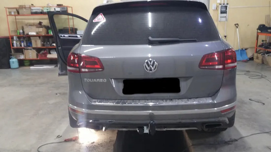 Фаркоп Лидер-Плюс для Volkswagen Touareg II 2010-2017. Артикул V124-A