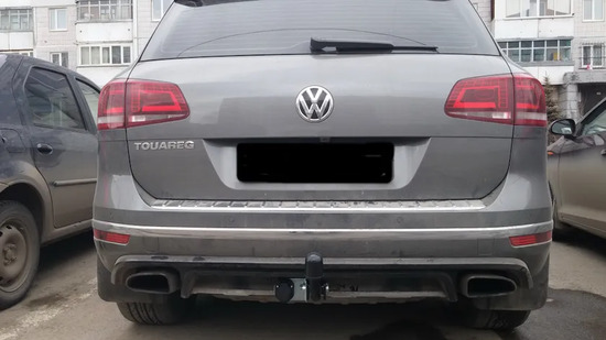 Фаркоп Лидер-Плюс для Volkswagen Touareg II 2010-2017. Артикул V124-A