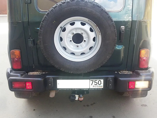 Фаркоп AvtoS для УАЗ Хантер 31512 (469), 31514, 31519 1989-2013. Артикул UAZ-01