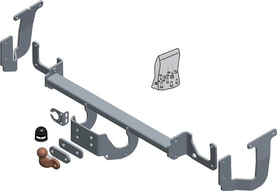 Фаркоп Brink (Thule) фланцевый тип F для Citroen Spacetourer MPV 2016-2022. Артикул 625900